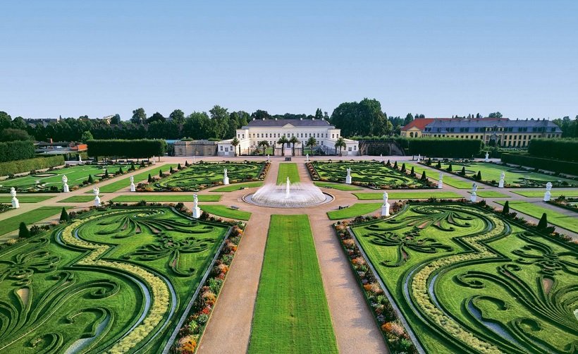 Королевские сады Герренхаузен в Германии