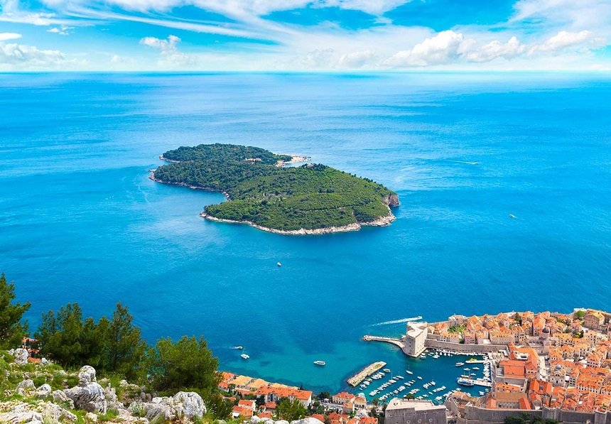 Остров Локрум в Хорватии