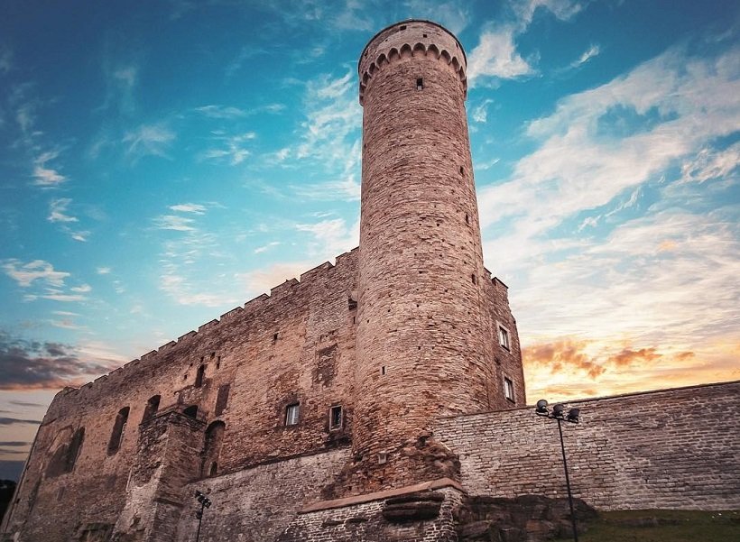 Замок Тоомпеа в городе Таллин, Эстония