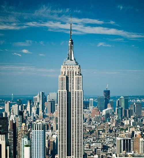 Эмпайр Стейт Билдинг – третье по высоте здание в США, Нью-Йорк