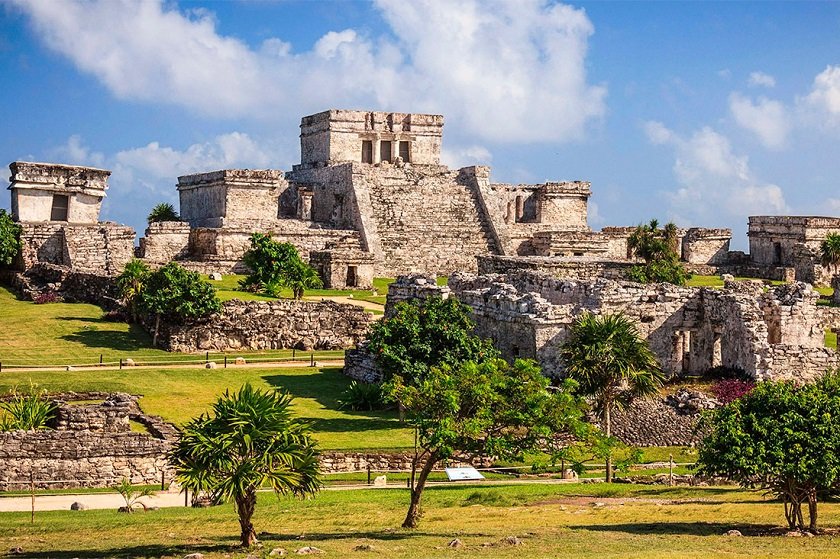 Тулум - руины древнего города цивилизации майя