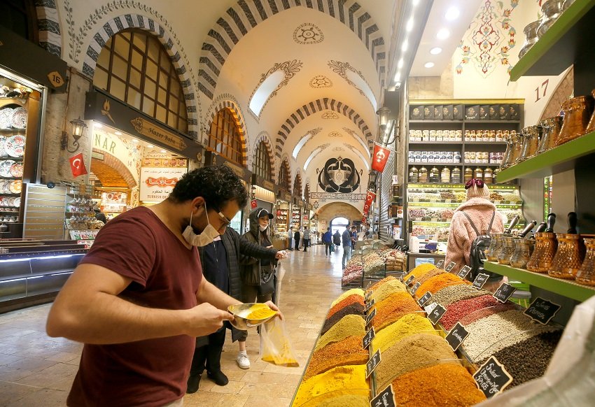 Египетский базар (Mısır Çarşısı) в Турции
