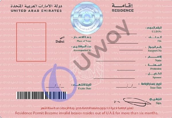 Резидентская виза в ОАЭ, Дубай, которую получил наш клиент