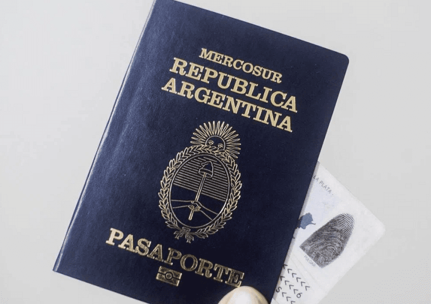 Паспорт гражданина Аргентины