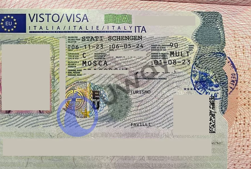 Оформление шенгенской мультивизы в Италию типа С